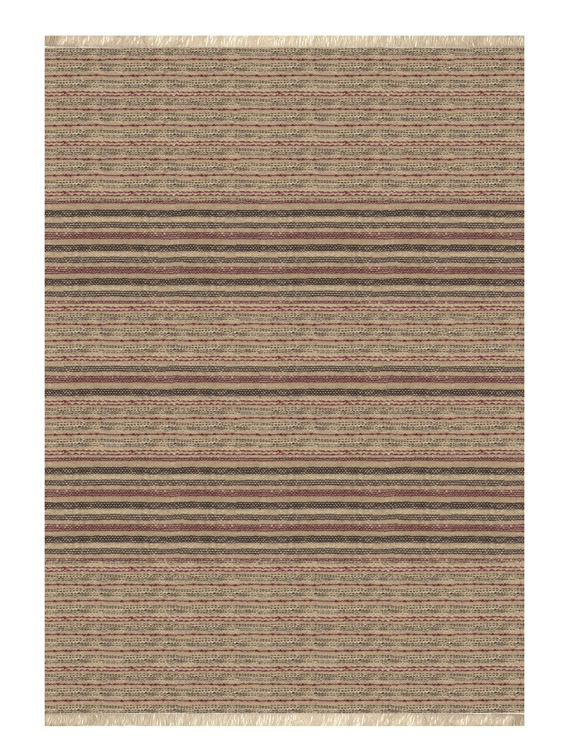 Handcrafted Langros Striped Rug_ Mani Home-decor_ front side 