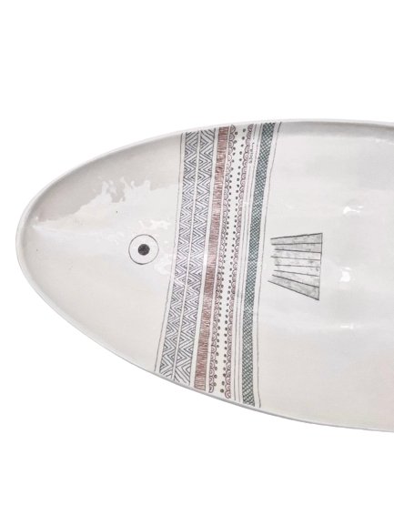 Large Oval Fish Platter - Mani Home decor