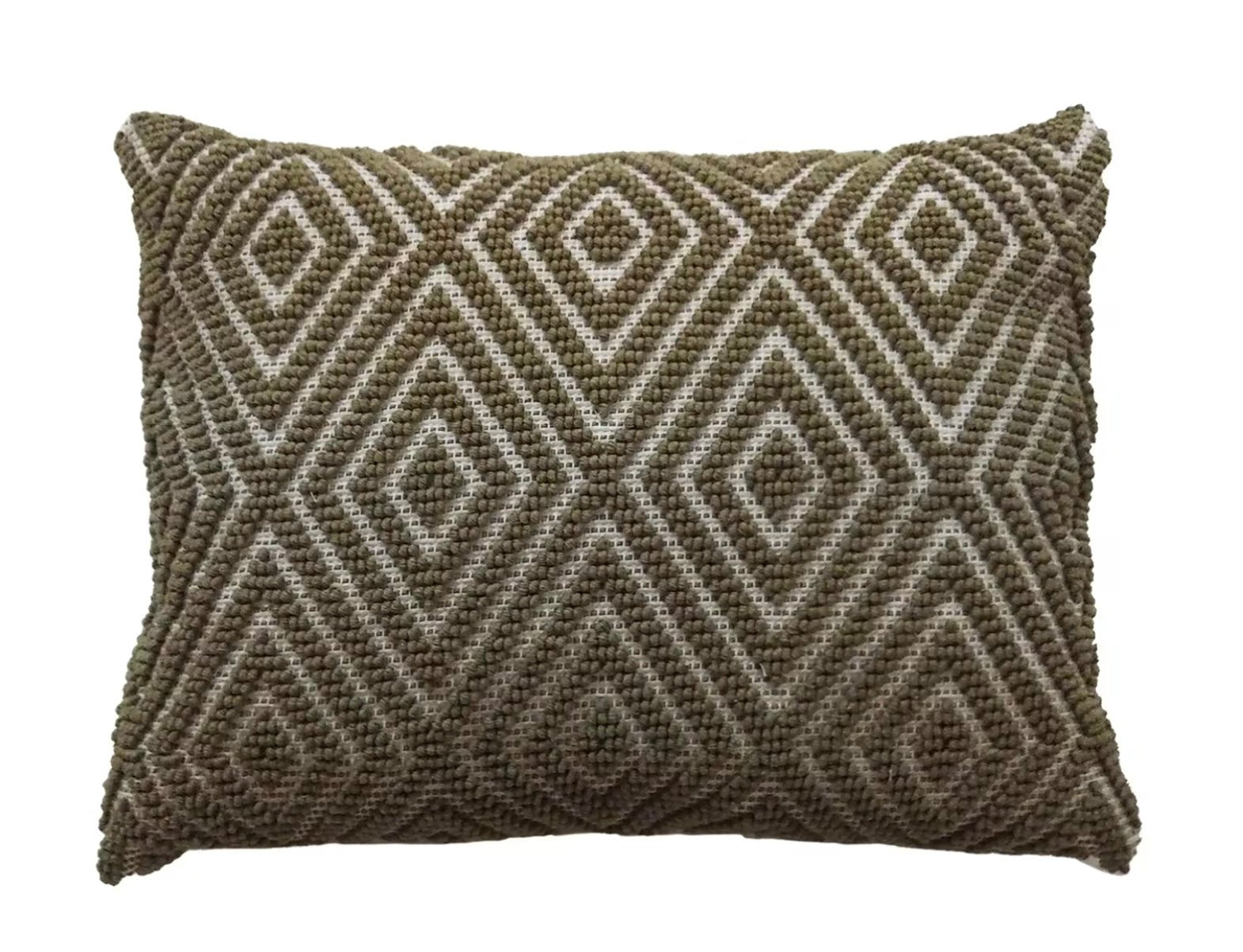 Maurice Diamond Throw Pillow_Mani Home decor_front side