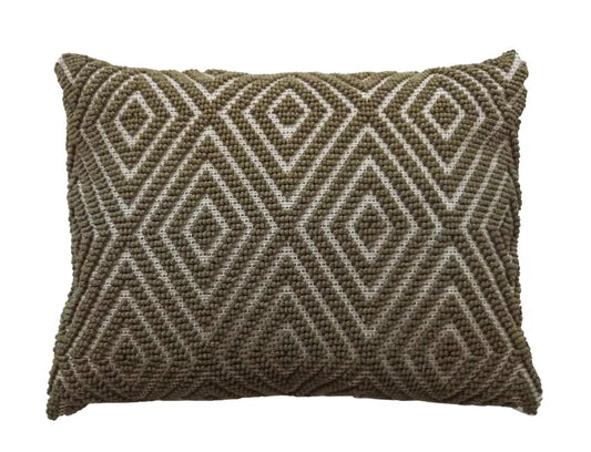 Maurice Diamond Throw Pillow_Mani Home decor_front side