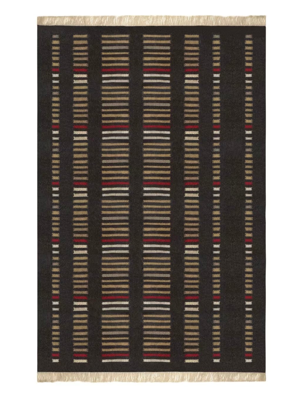 Elegant Multi Stripe Rug_Mani Home decor_front side