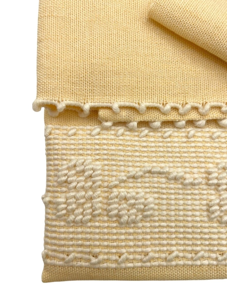 Yellow Linen Towels Set of 2 - Mani Home decor